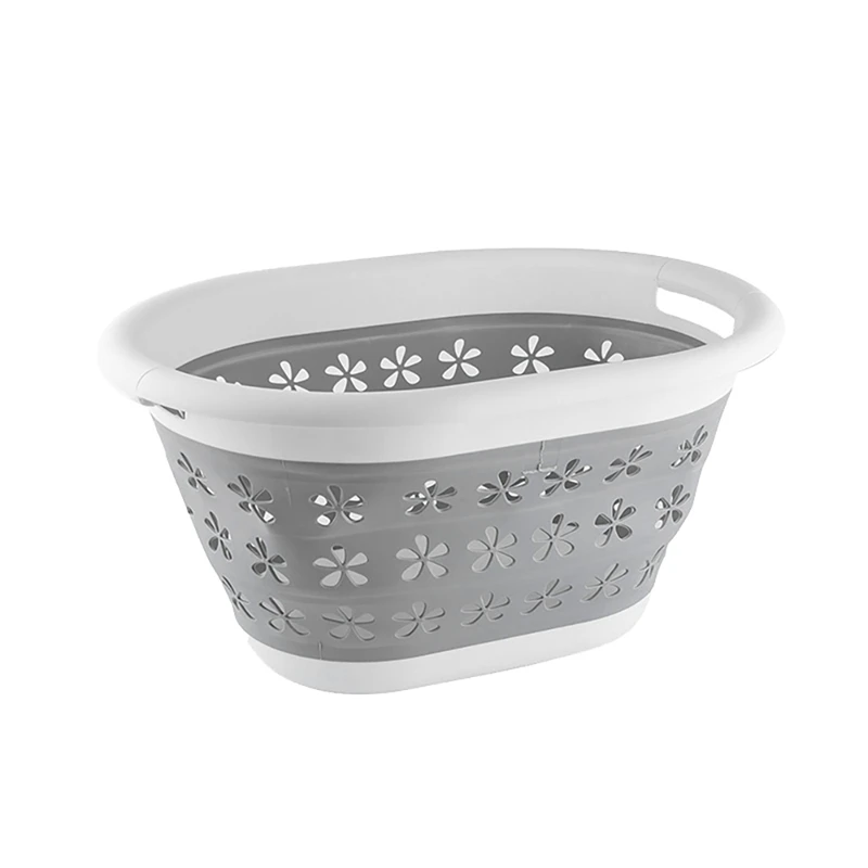 

Large Portable Bathroom Folding Dirty Clothes Storage Basket Household Laundry Basket Put Clothes Bucket