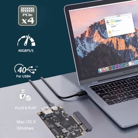 Внешняя док-станция Thunderbolt 4 CableCC