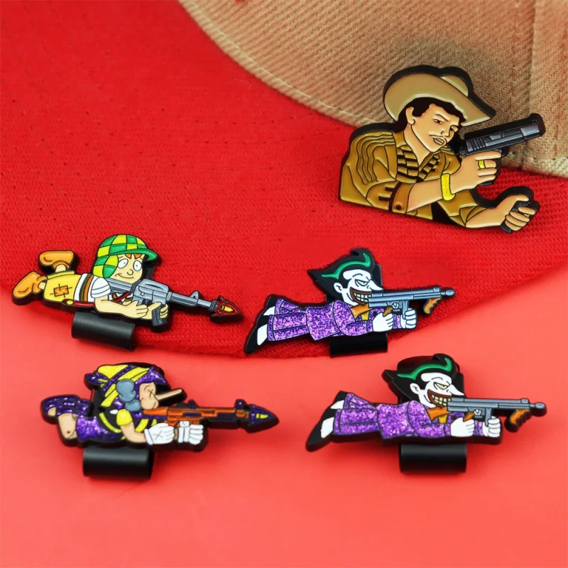 Идеи для DIY кепки новый стиль украшение шляпы металлический эмалированный значок