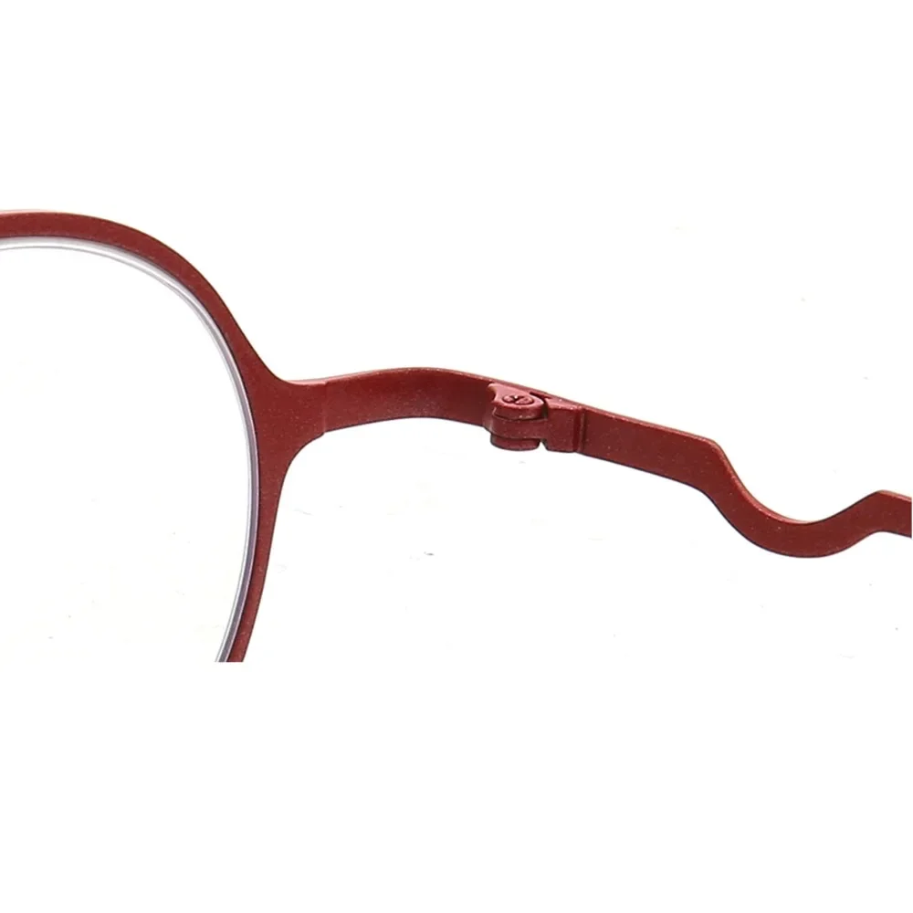 Женские оправы для очков круглые мужские оптические Полуободковые очки