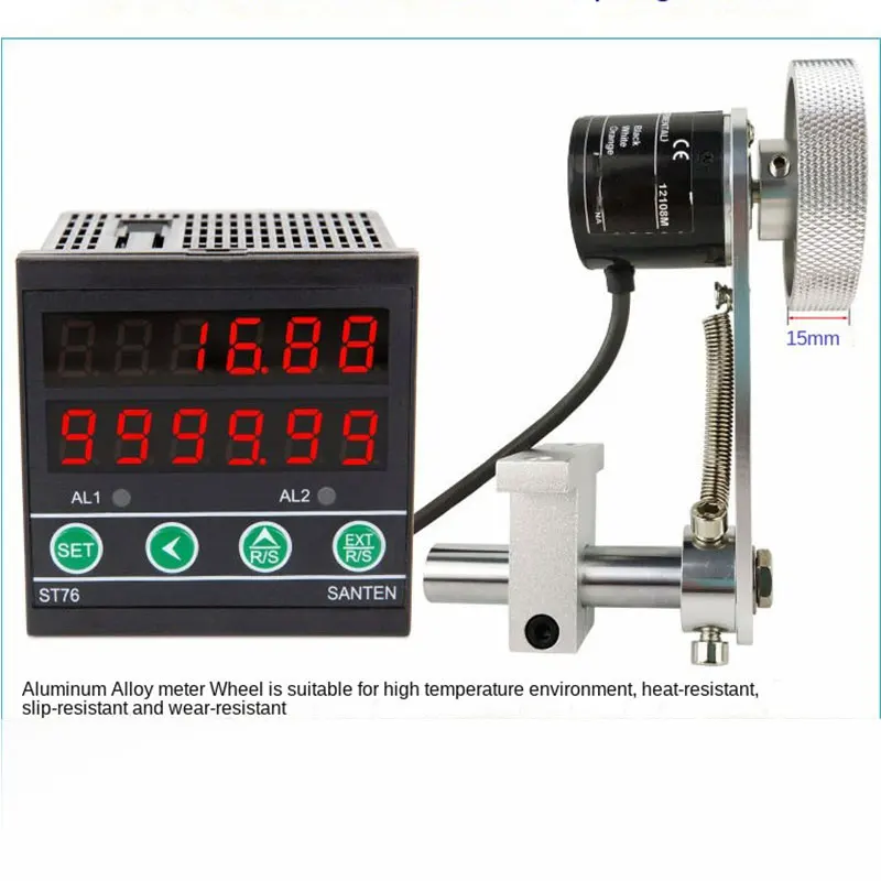 

Meter counter roller type high-precision electronic digital display length counting meter encoder control edge banding machine