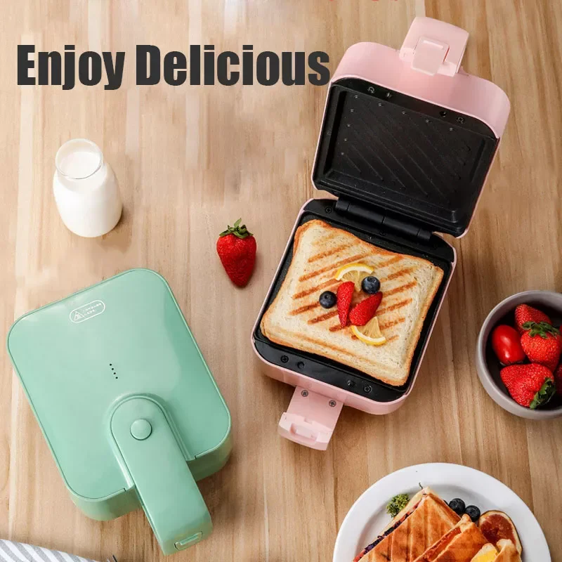 

Аппарат для приготовления сэндвичей, машина для завтрака, тостер, светильник пищевая вафельница, многофункциональный тостер с нагревом и д...