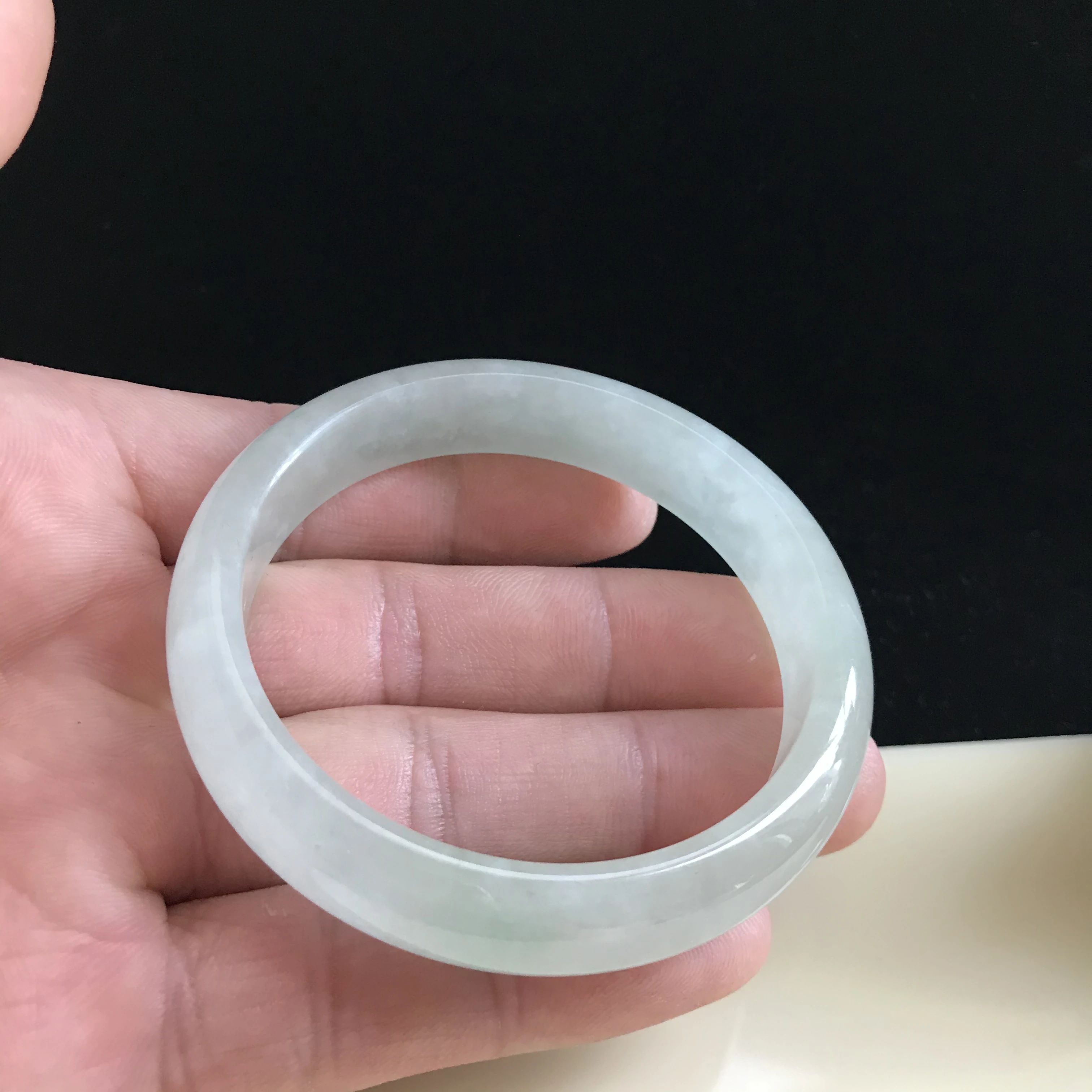 Burma 100%Genuine High-end Jadeite Bracelet Jewelry Jade Bangles For Women 60mm (With Certificate)
