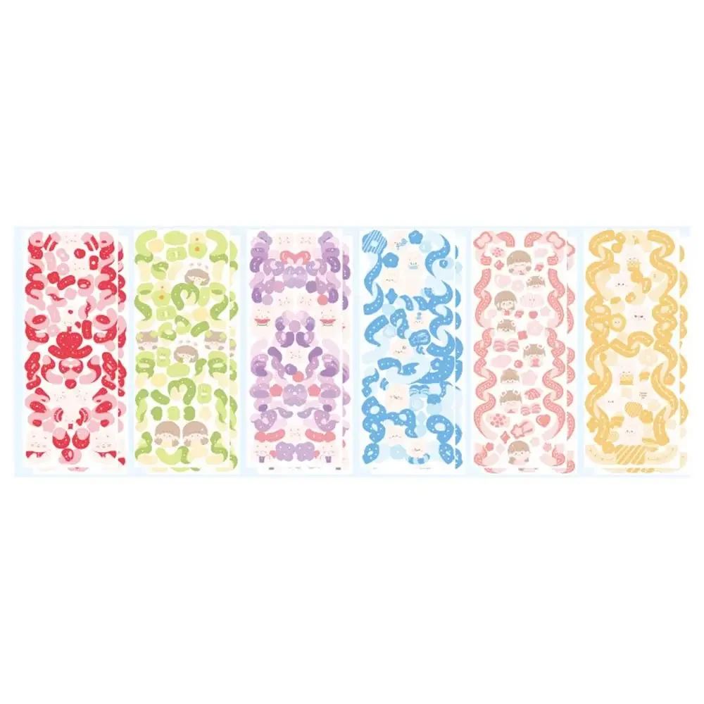 

Канцелярские наклейки красочные бумага 12 шт