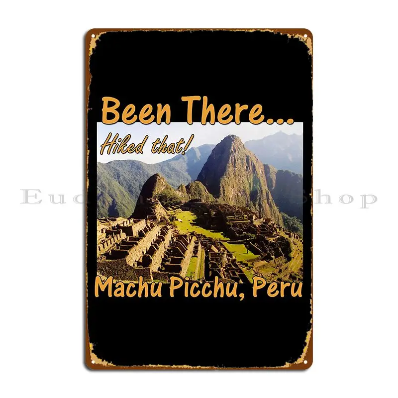 Металлическая табличка &quotМачу Пикчу&quot