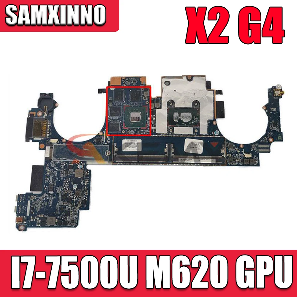 

D95 L03242-001 L03242-601 DA0D95MBAL0 For HP ZBook X2 G4 Laptop Motherboard SR341 I7-7500U CPU Quadro M620 GPU