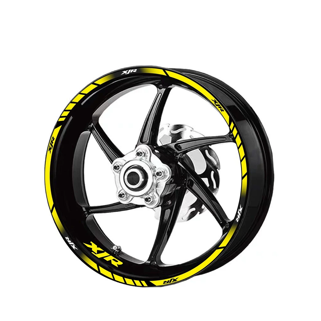 

Для YAMAHA XJR 400 1200 1300 декоративные наклейки на передний и задний обод колесные отражатели стикеры устойчивые печатные наклейки XJR1300