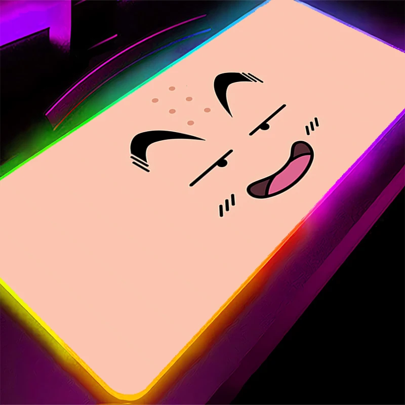Коврик для мыши DBZ RGB Dragon Ball Krillin с подсветкой, игровой замок, аксессуары, ковер, ПК, компьютерная клавиатура, настольный коврик, светодиодный коврик для мыши (art.: 3920d46a5fcd3) - 3920d46a5fcd3