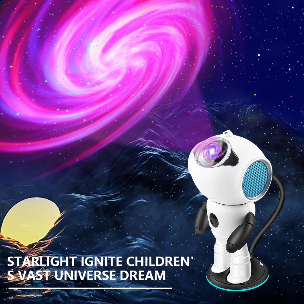 

Галактический Звездный проектор, звездное небо, Ночной светильник, астронавт, проектор, светодиодный светильник, спальня, комната, Декор, де...