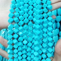 natural stone cube beads high quality 6 8 10mm diagonal square beads for fashion making necklaces bracelets jewelry accessories