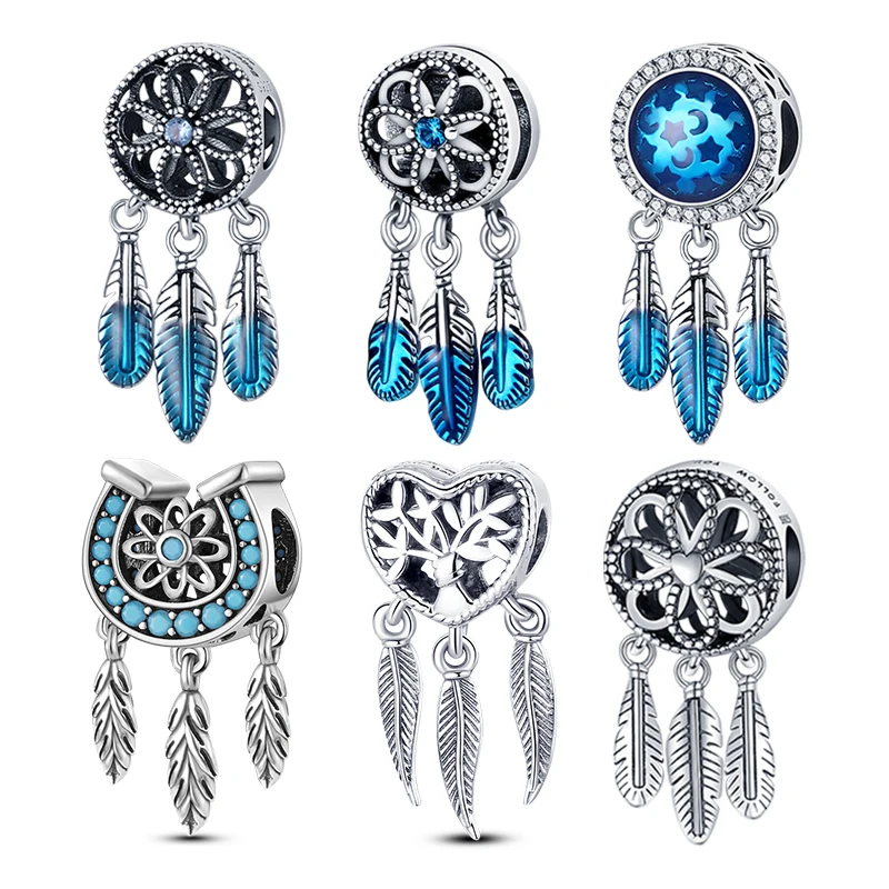 Бусина-Шарм «Ловец снов» из серебра 100% пробы