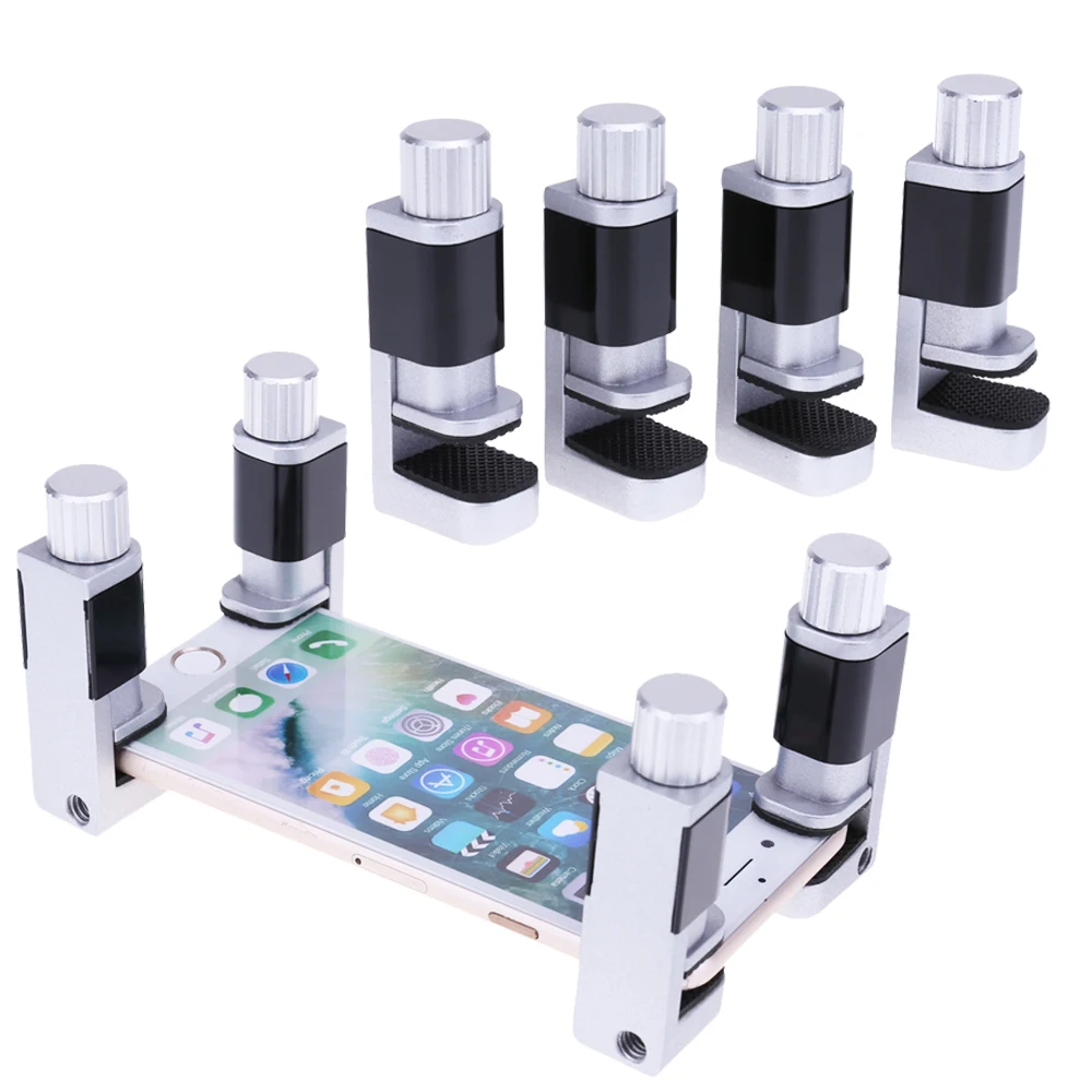 

2/4 pcs Adjustable Aluminum Clip Fixture Mobile Phone LCD Display Screen Fastening Clamp for Cell Phone Tablet Repair Tools Kit