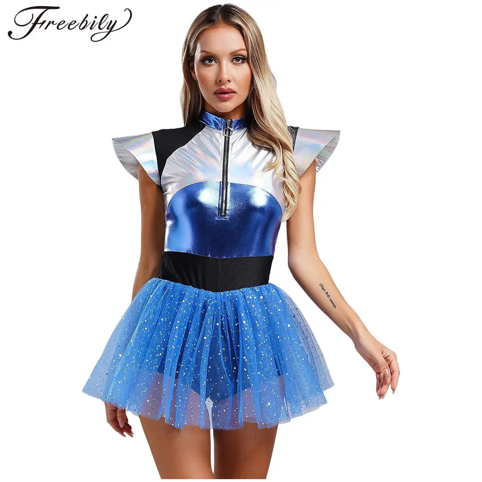 Женский костюм для косплея инопланетянина астронавта саусермена космоса Милая