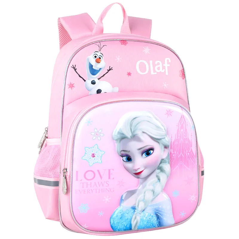 Disney Snow adventure schoolbag for primary school students, 6-10 years old, girls, grade 1-4, Princess Aisha Backpack