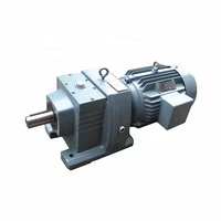 chinese helical bevel speed reducer with electric reduction gear motor reductor for conveyor