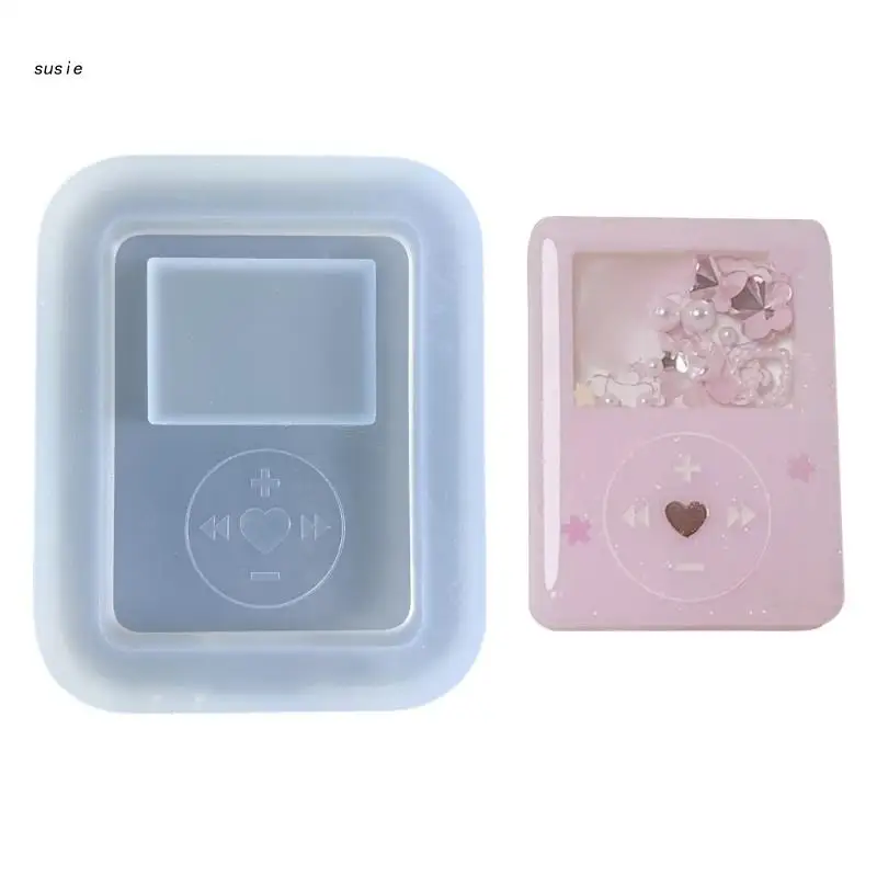 

X7YA Quicksand Resin Casting Molds,Resin Art Shaker Mold,Crystal Silicone Hollow Mold