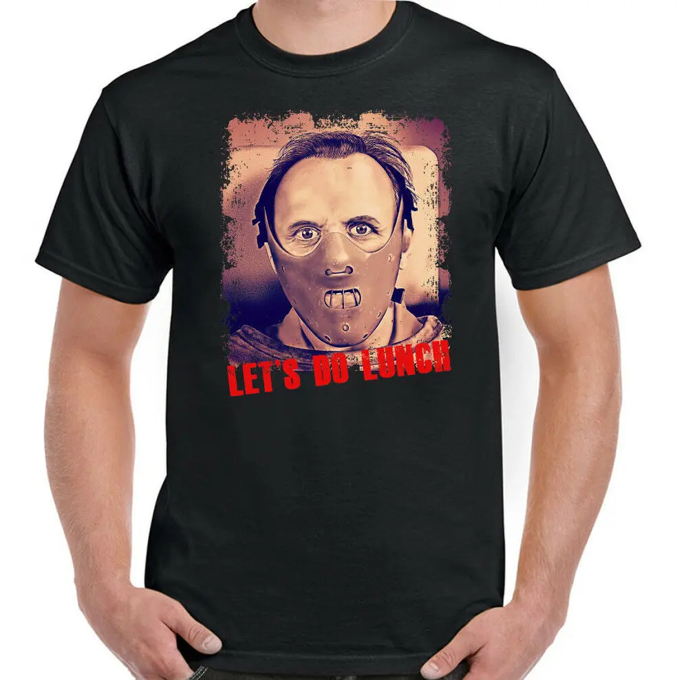 

Hannibal Lecter T-Shirt Silence Of The Lambs Let'S Do Lunch Mens Funny Halloween