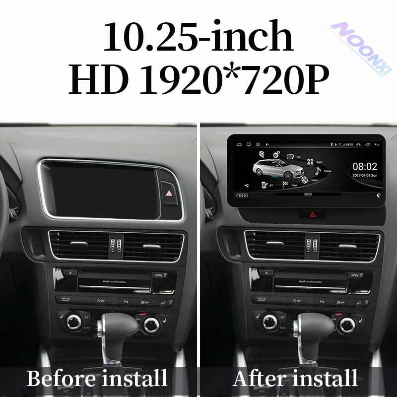 

Для AUDI Q5 2009-2016 все в одном автомобильный экран Аудио Интеллектуальная система радио видео плееры GPS Carplay Android 11
