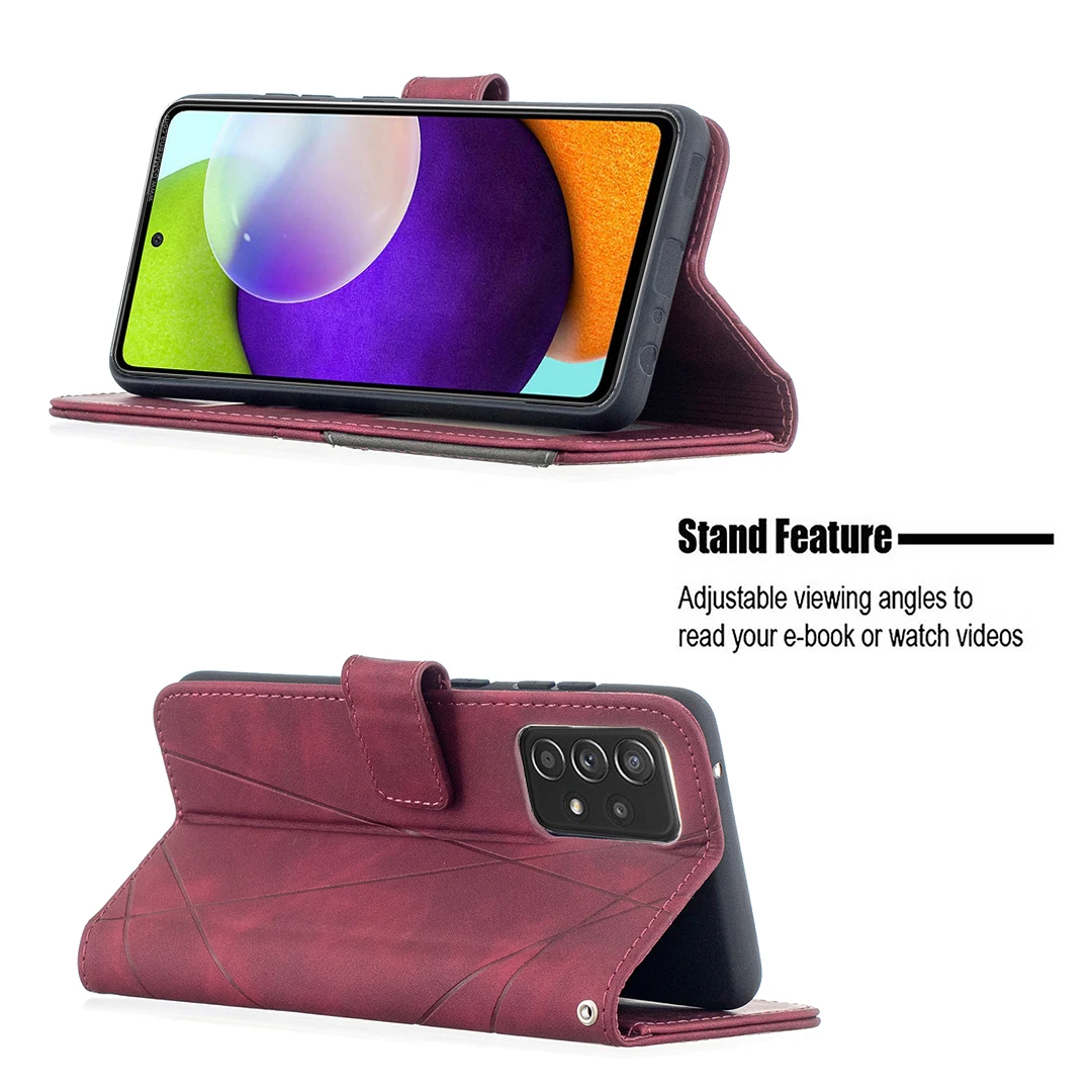 leather wallet phone case for samsung galaxy a01 a02s a03s a10 a11 a12 a13 a21s a22 a31 a32 a33 a50 a51 a52 a53 a70 a71 a72 case free global shipping