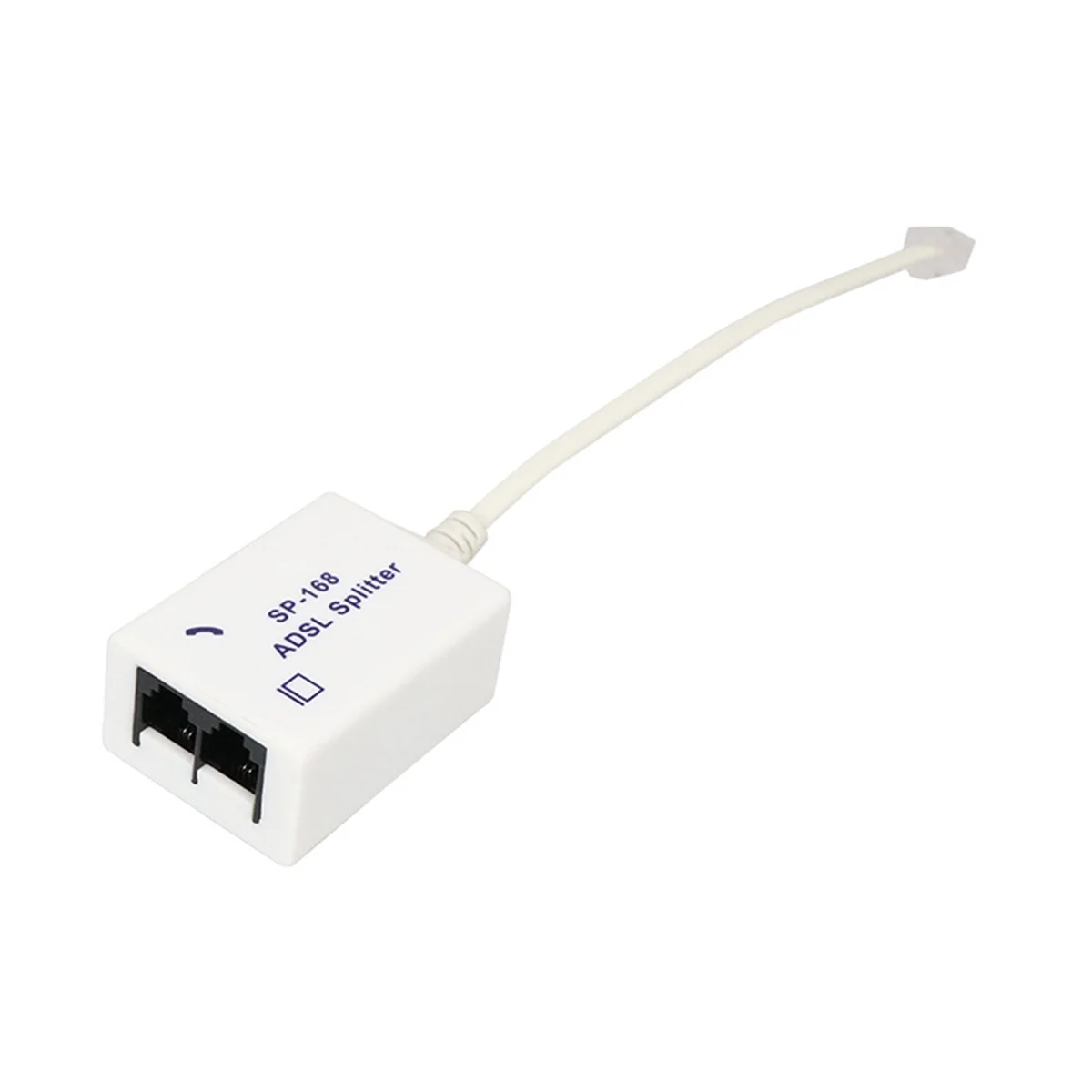 2 шт. разветвитель фильтра DSL ADSL для телефонной линии папа на мама RJ11 6P4C/6P2C адаптер