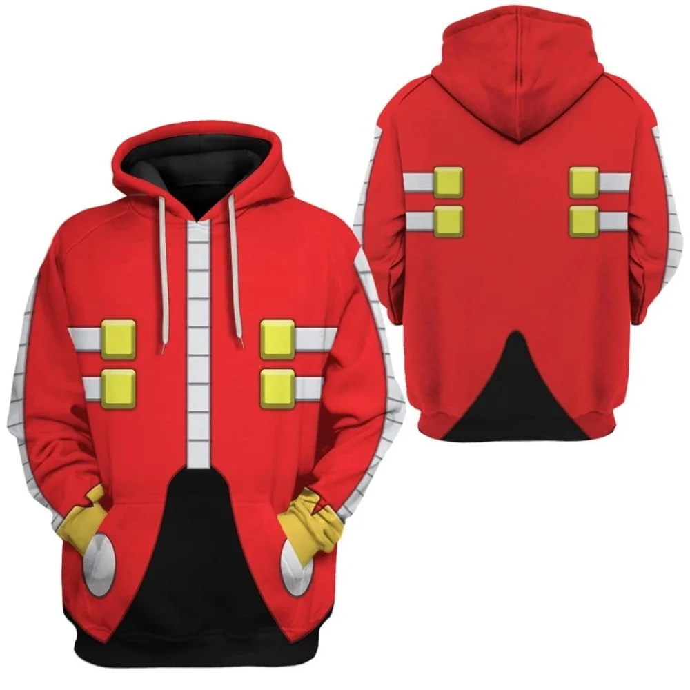 

Stylish 3D Printed Sonic Dr Eggman 3d Hoodie/Sweatshirt Funny Harajuku Long Sleeve Hoodie Top