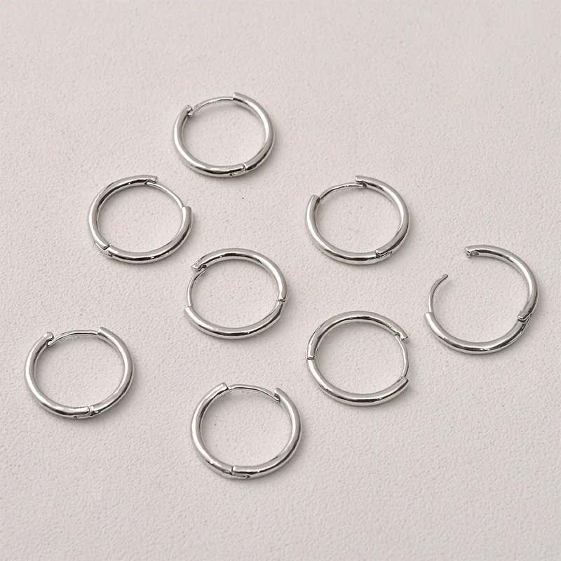 Круглые медные застежки для сережек с позолотой 4 шт./лот 15/18 мм 14 к фурнитура