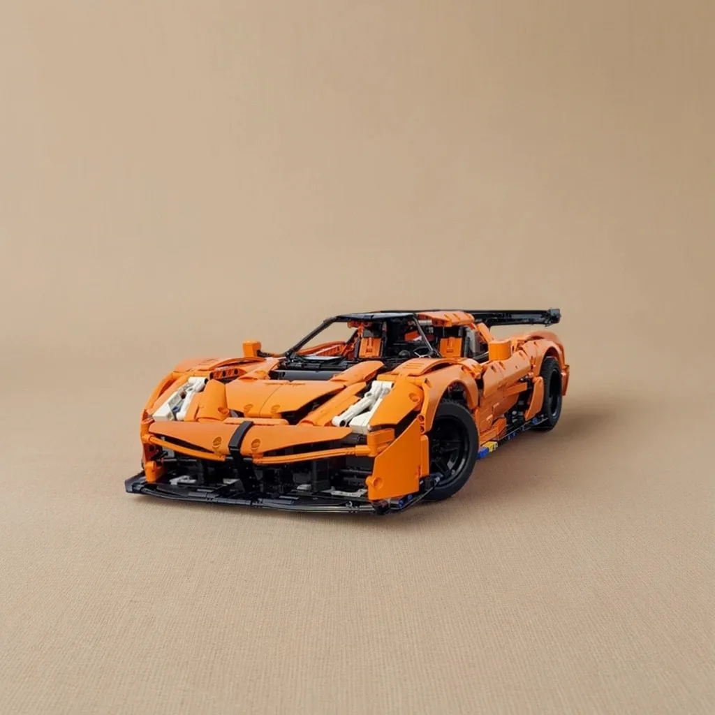 Фото 2599 деталей MOC Техническая модель Koenigsegg Jesko, конструктор, архитектурная игрушка, рождественский подарок, DIY-набор, развивающие креативные кубики для детей №1