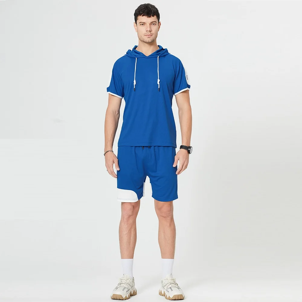 2022 Summer Pullover Hooded Colorblock 