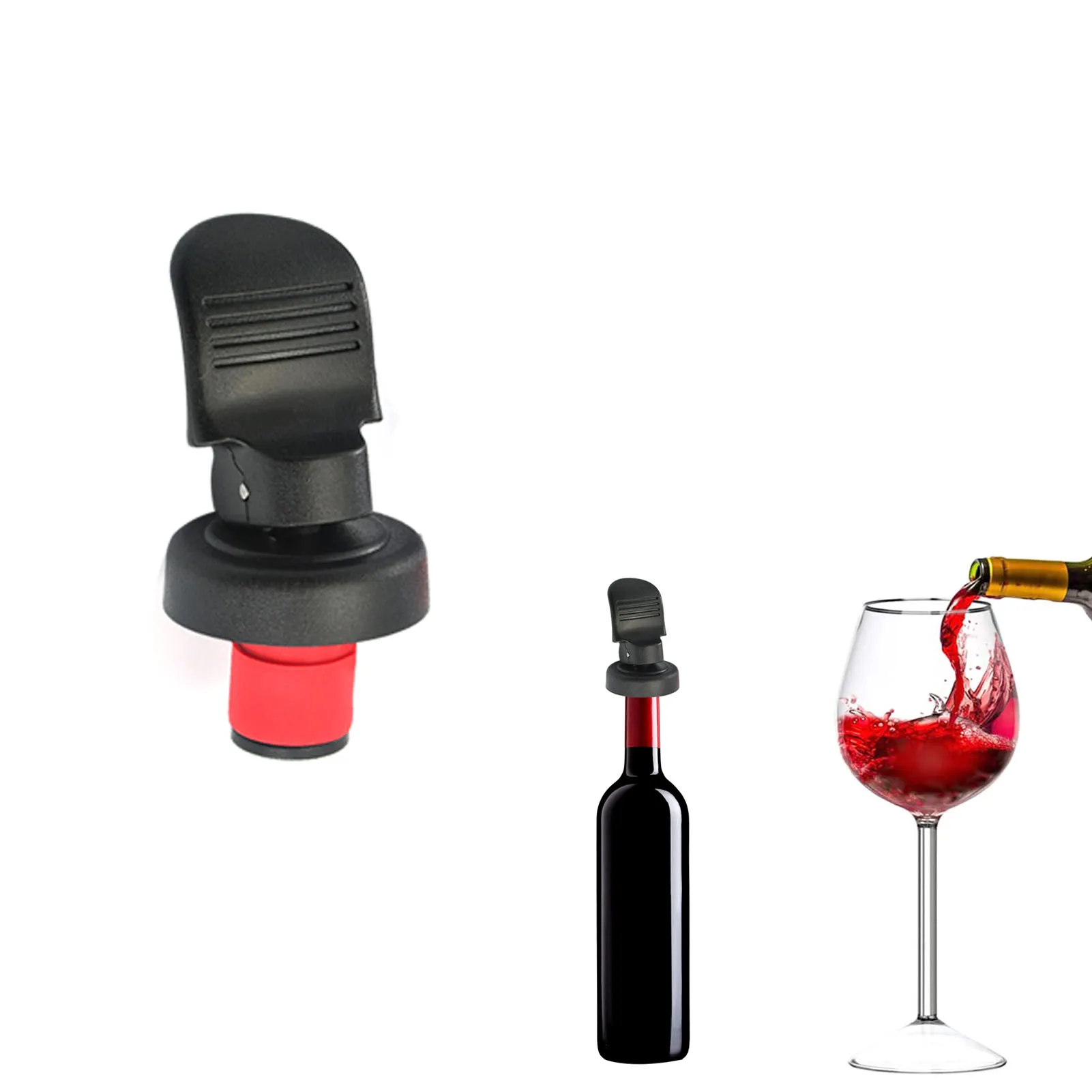 

Wine Bottle Stopper Vacuum Wine Stoppers Rubber Vacuum Sealed Stopper For Wine Bottles Leak-Free Bottle Stoppers To Keep Wine