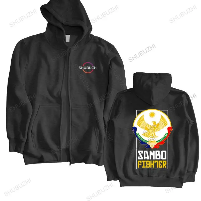 Мужская брендовая черная осенняя куртка с капюшоном, боец самбо из Дагестана Толстовка с принтом орла из Дагестана Мужская брендовая черная осенняя куртка с капюшоном, боец самбо из Дагестана Толстовка с принтом орла из Дагестана