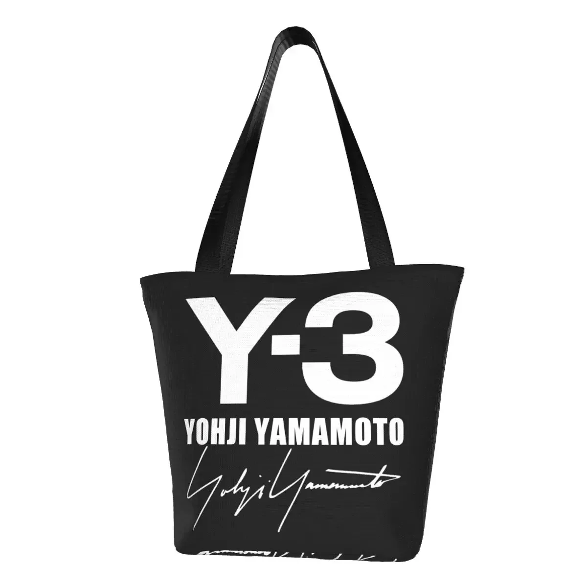 

Fashion Printing Yohji Yamamoto Shopping Tote Bag Durable Canvas Shopper Shoulder Handbag
