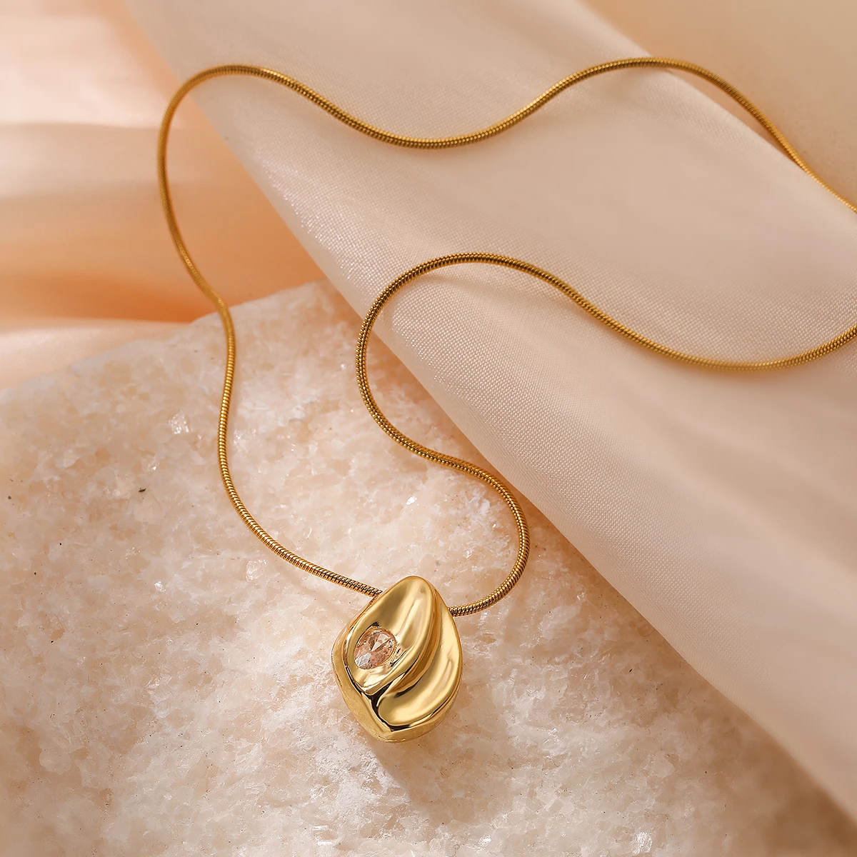 Модные ювелирные изделия Mafisar из нержавеющей стали золотого цвета не выцветающие