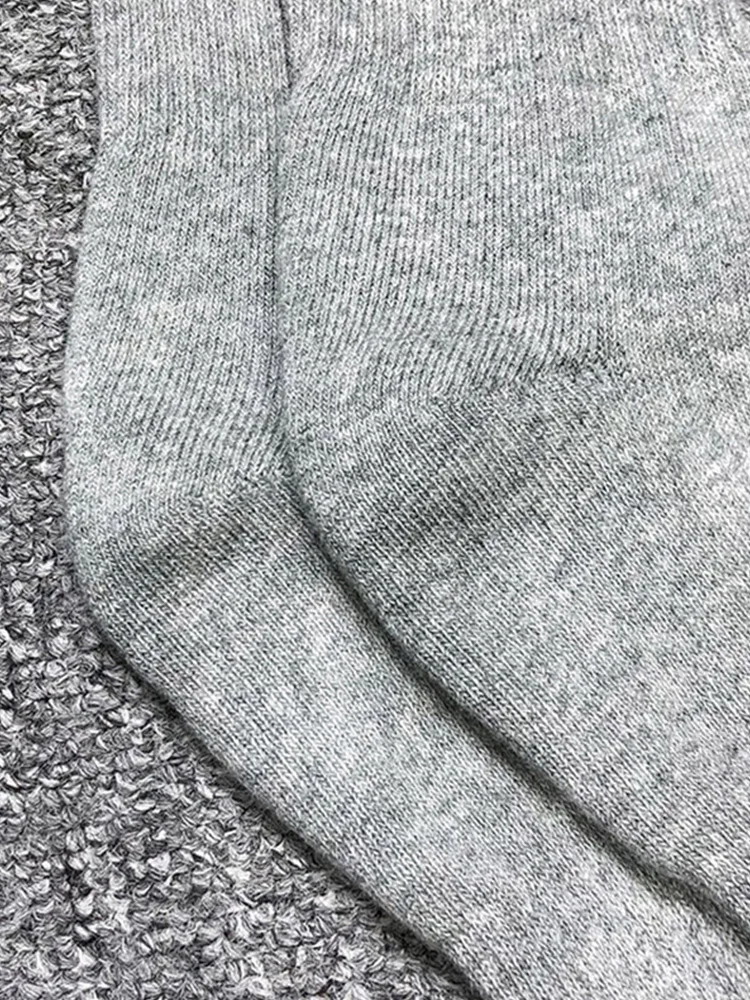 3 pairs of tb socks men and women in the tube socks thickened warm cotton socks autumn and winter long socks pure cotton