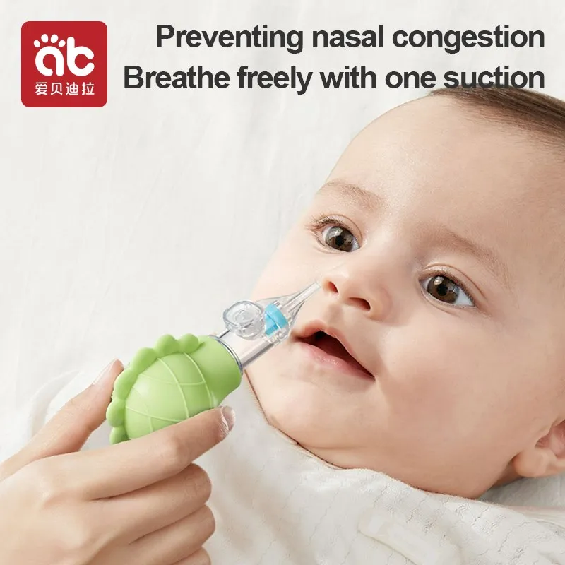 

AIBEDILA New Baby Silicone Safety Nose Cleaner Vacuum Suction Children Nasal Aspirator New Born Care Diagnostic-tool Vacuum Suck