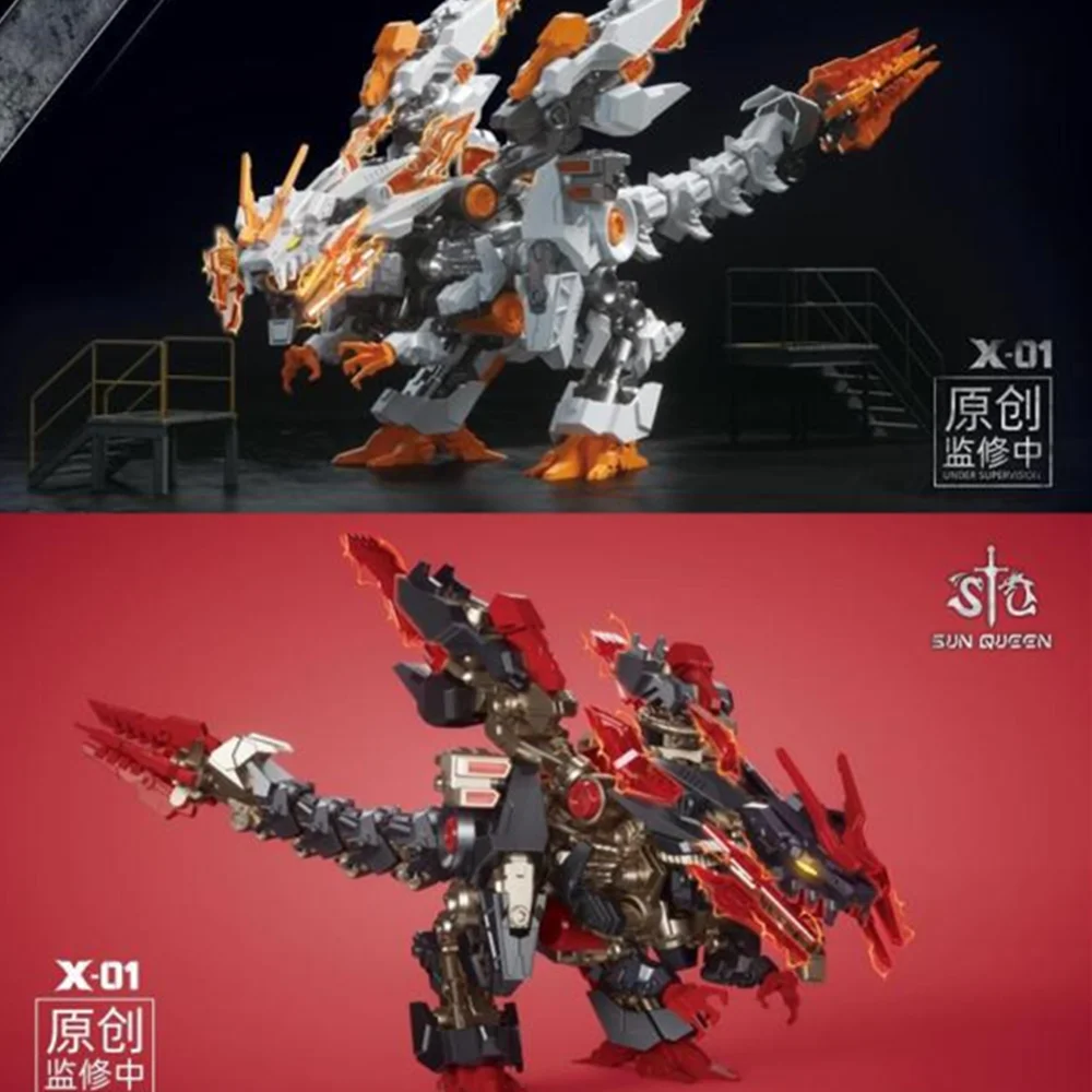

[IN STCOK] Sun Queen Assemble Toy Model X-01 X01 Destiny ZOIDS Dinosaur Action Figure Robot Toys