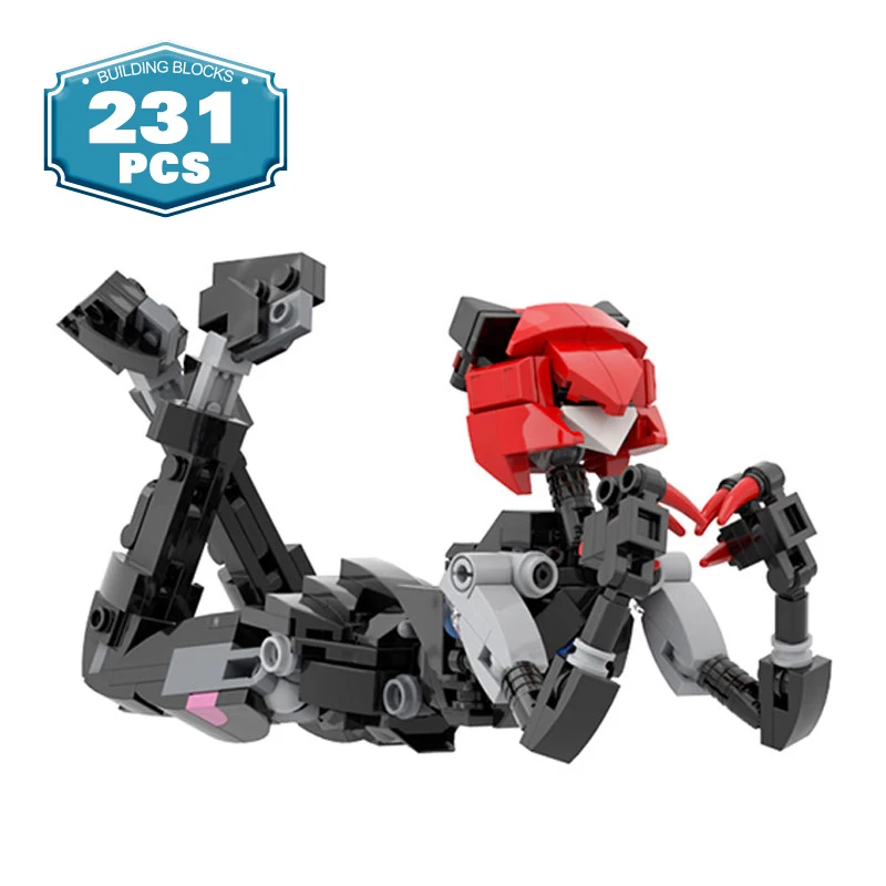 

MOC Robot Girl Mobile Action Figure Suit Female Robots Cat Girl Building Blocks Fox Mech Warrior Bricks Toy for Kids