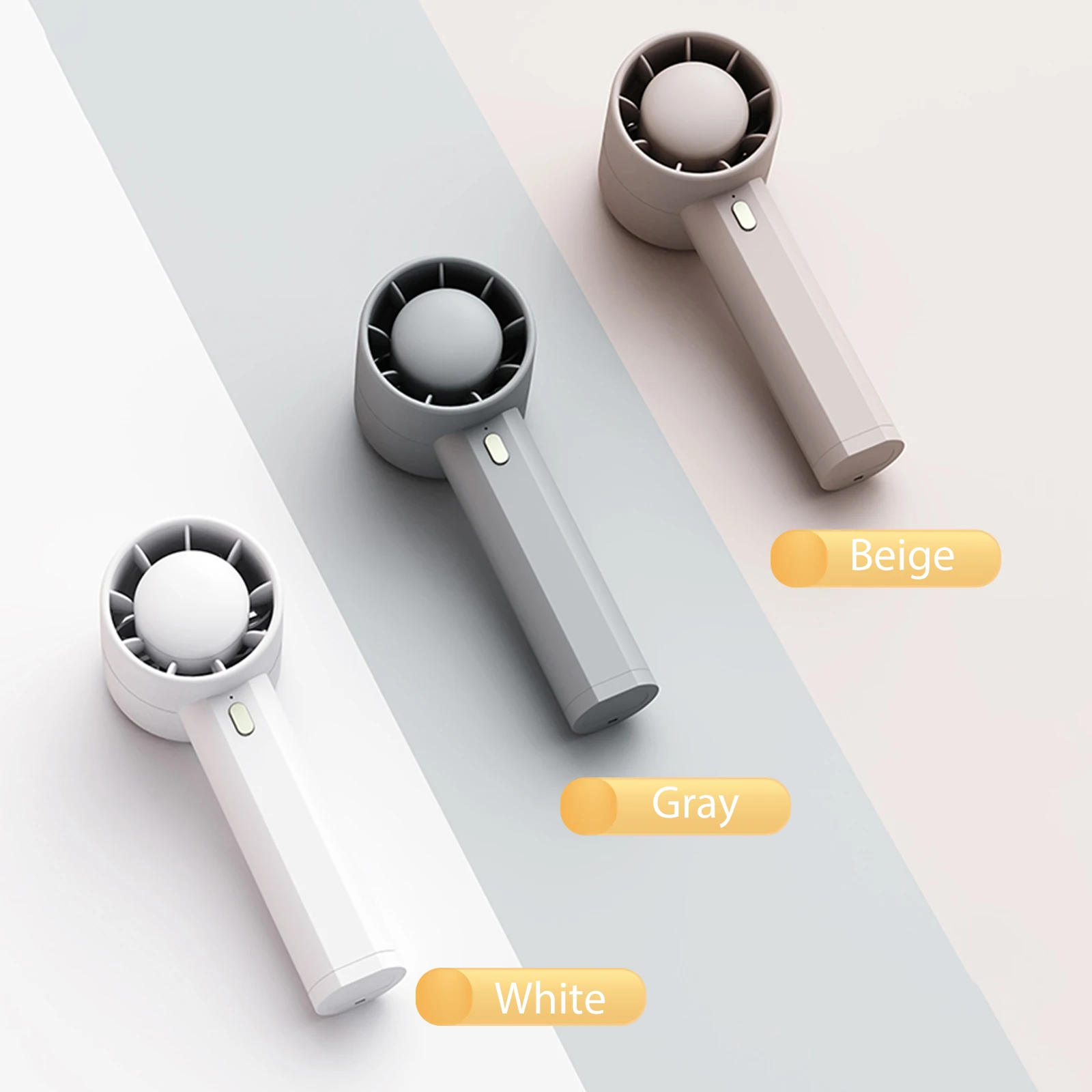 Портативный мини-вентилятор 3 скорости низкий уровень шума для путешествий улицы