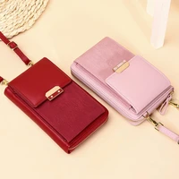 brand designer phone pocket small shoulder bags for women pu leather female crossbody bag ladies mini messenger purse