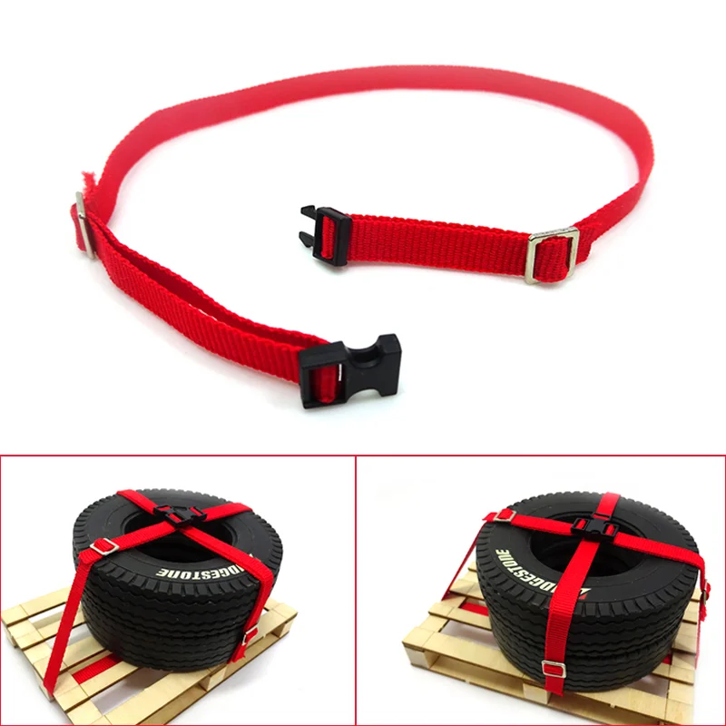 Cargo Tightening Belt Scene Mood For 1/14 Tamiya Rc Truck Trailer Tipper Universal Car Diy Parts