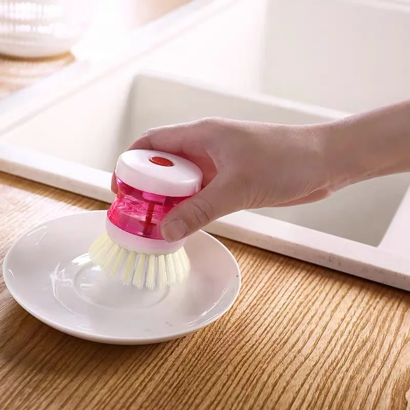 

Home Kitchen Dishwashing Utensils With Soap Dish Brush