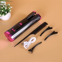 portable automatic hair curler wireless charge rotate wave styler curling iron ceramic electric hair curling iron drop shipping