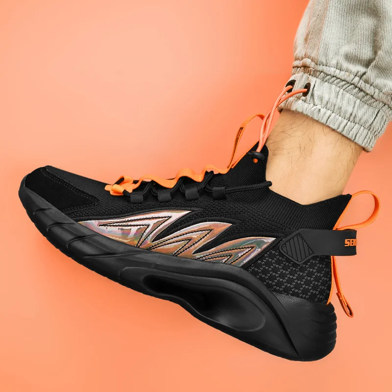 Sneakers for Men High Quality Breathable Large Size Light Men's Casual Shoes Comfortable Black Sneaker Zapatillas Hombre 2022