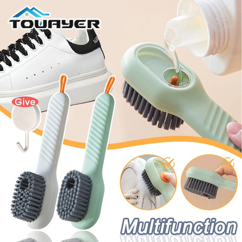 

2 шт., многофункциональная Автоматическая щётка-диспенсер для мыла и жидкости