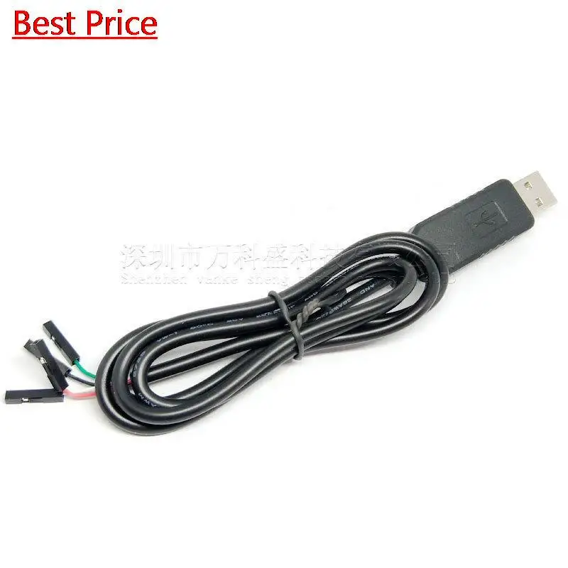 

Dhl 100Pcs PL2303 PL2303HX USB To TTL Cable 4 Pin RS232 Module USB Converter Serial Adapter Cable PL2303HX Converter Cable