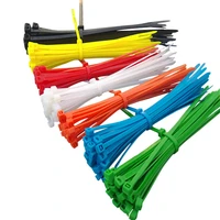 100 pcs 6 color 3150mm plastic zip tie self locking nylon cable sleeve ties blackbluegreenyellow wire binding wrap straps