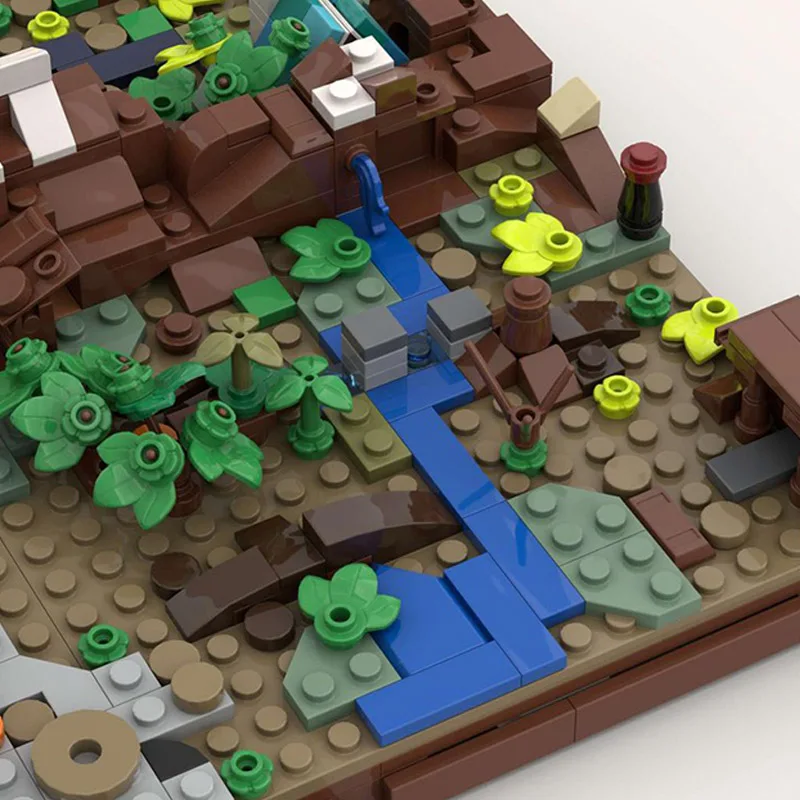 794 шт. MOC Властелин колец карта Ближней Земли модель строительные блоки сделай сам