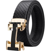 williampolo new style genuine leather men belt fashion alloy automatic buckle high quality luxury cowhide casual business