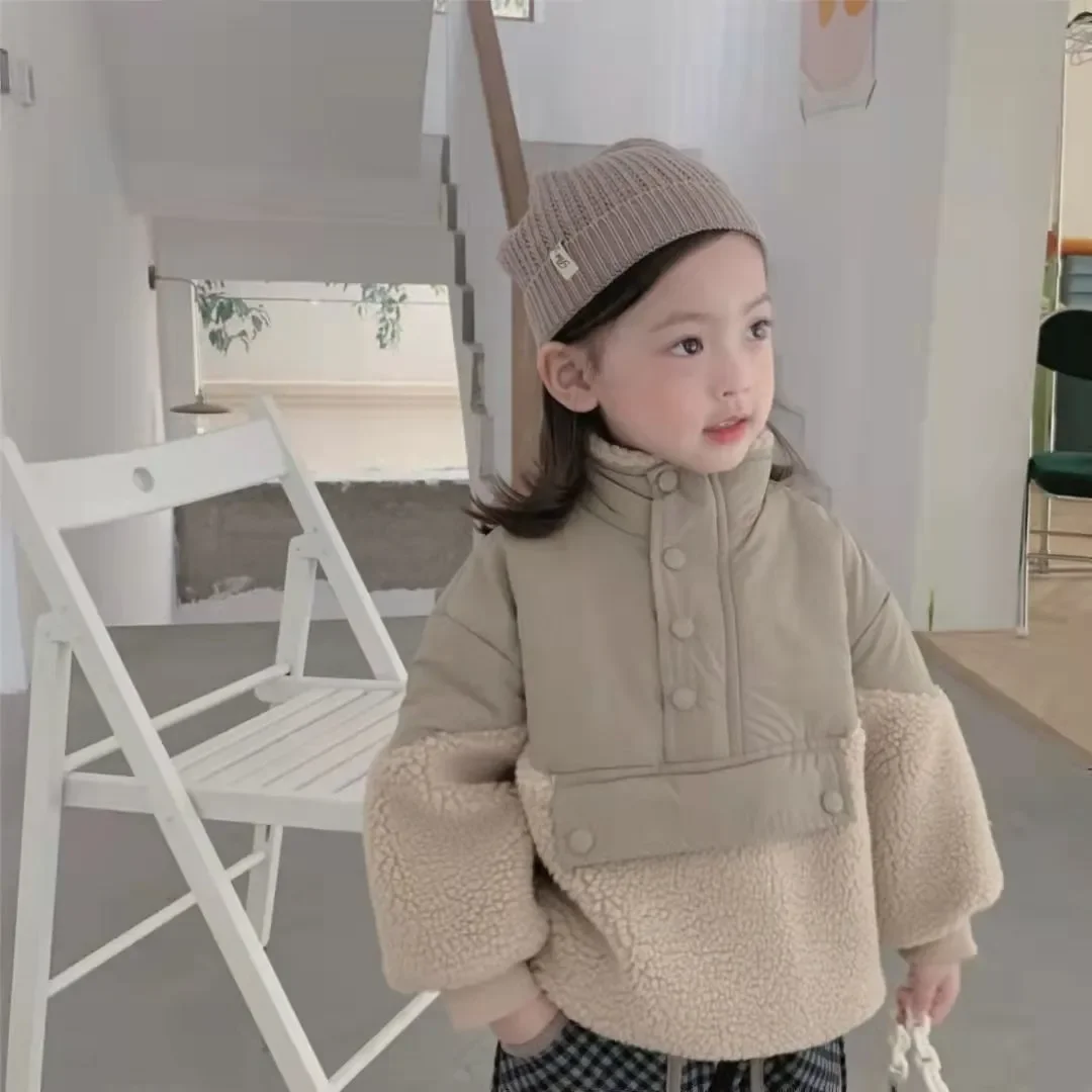

2023 Baby Girls Boys Winter Coats Jackets Fashion Kids Children Tops Clothes Overcoats