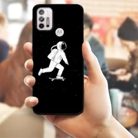 Astronaut Coque Phone Case for Motorola Moto G30 E20 E40 Play Plus G20 G50 G60 G40 Fusion Cover Silicone Bumper Fundas