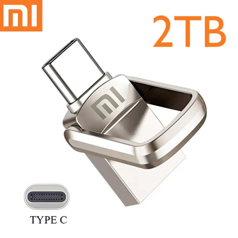 

Xiaomi Type-C USB otg U Disk 128GB 256BG 512GB 1TB 2TB Mobile U Disk High Speed All Metal Dual Interface